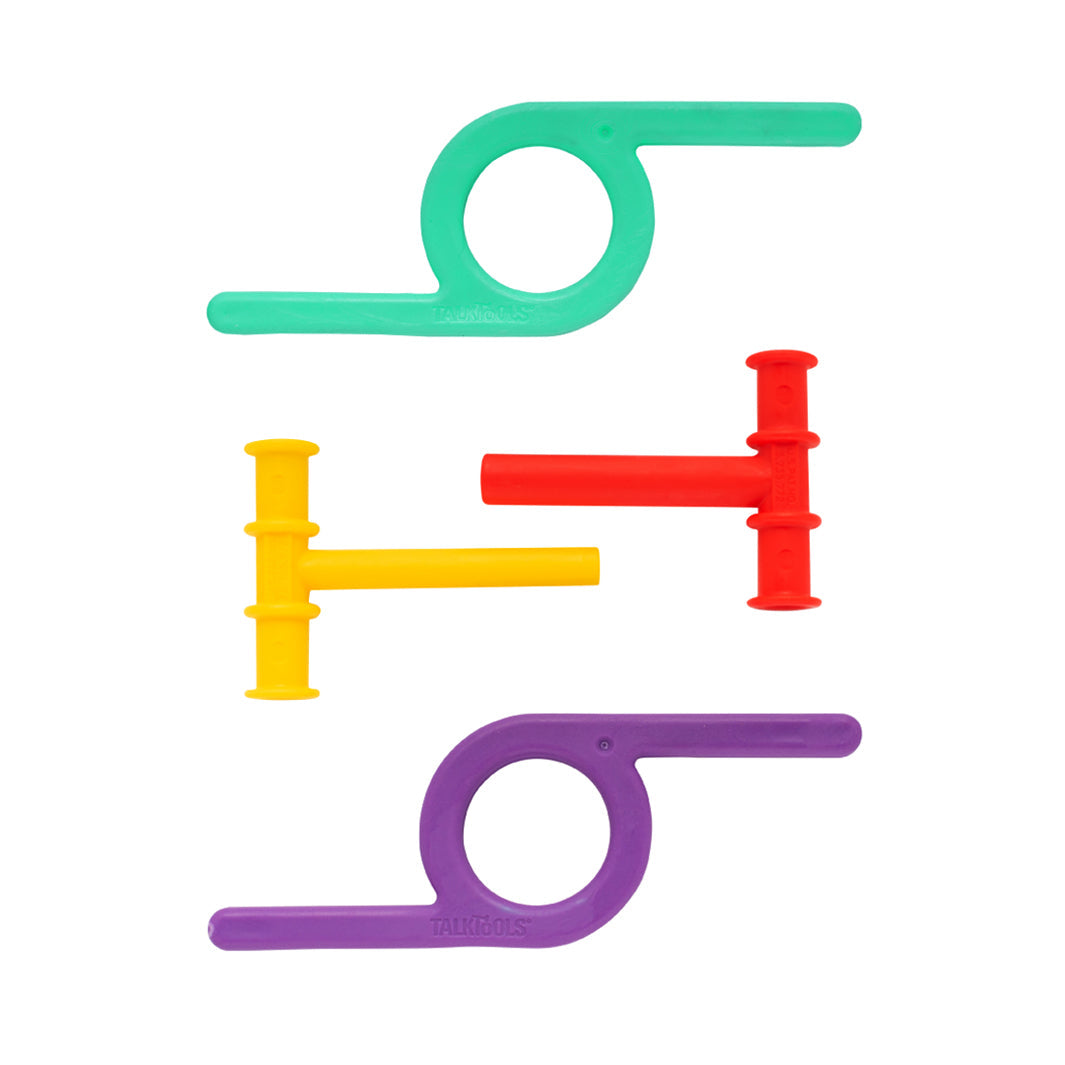 TalkTools Bite Tubes Set - Oral Motor Therapy Tools for Developing Biting and Chewing Skills