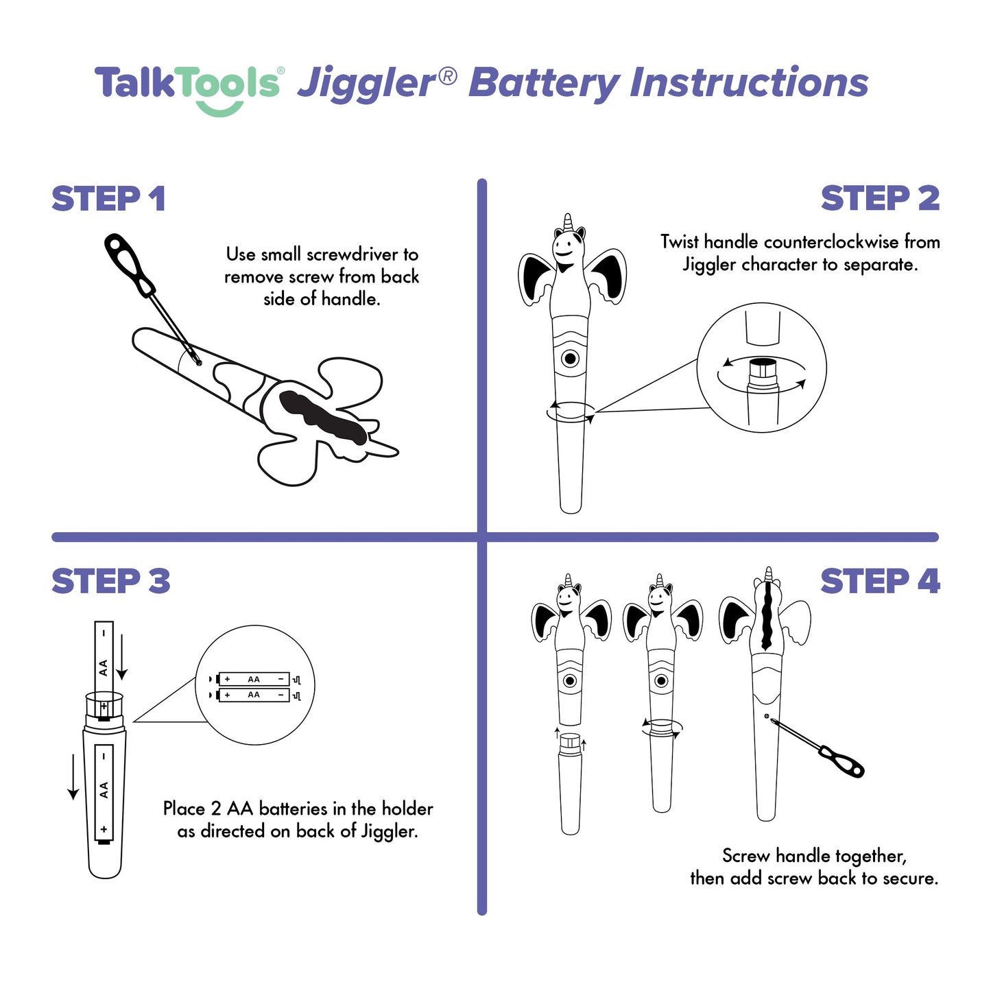 TalkTools® Jiggler® Unicorn